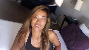 Running with the Asian girl next door" Sporty filipina runner fucks big black cock after workout ft Chanel Lee / Shimmy Cash